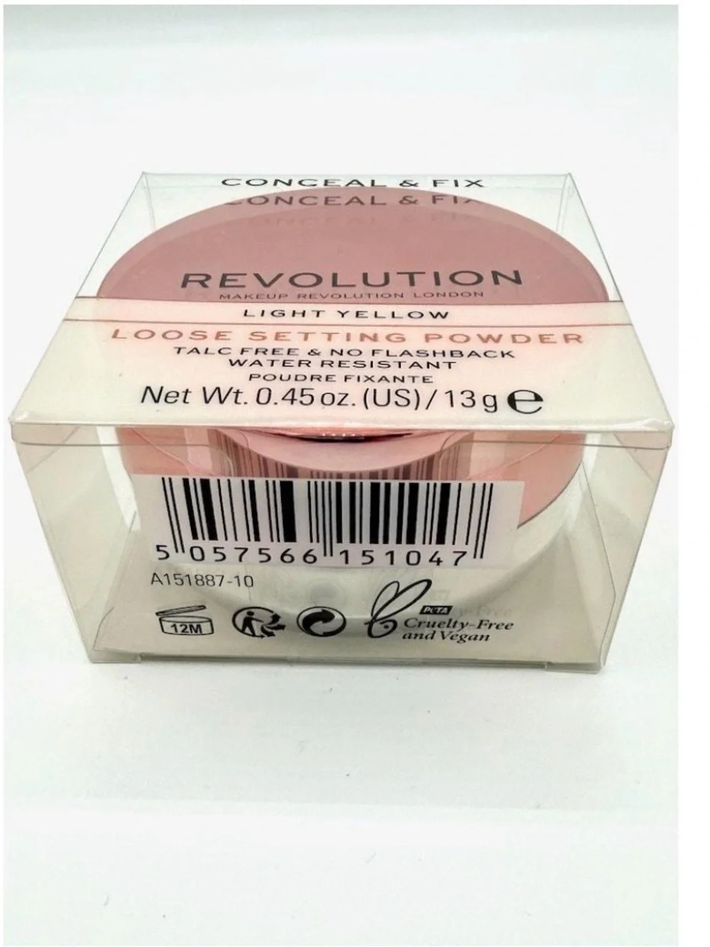 ☀️3 FOR $25 Revolution Light Yellow Loose Setting Powder - Conceal & Fix
